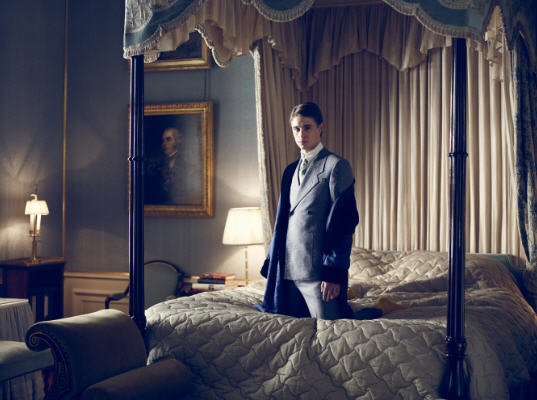 Max Irons in the King William Bedroom